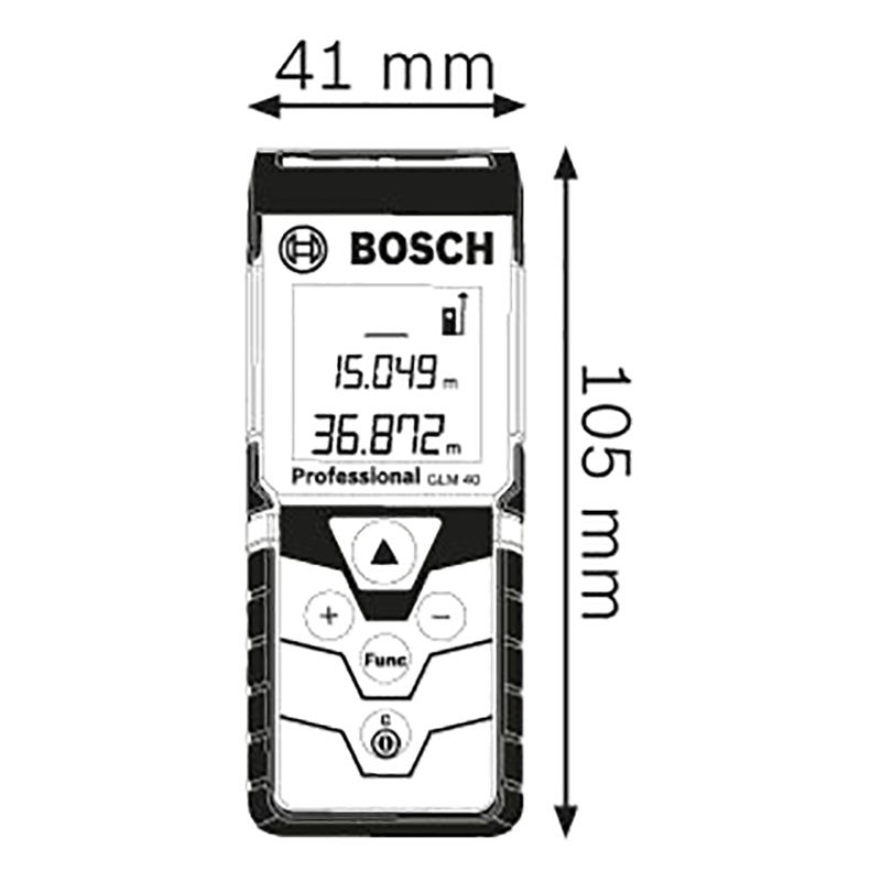 Лазерный дальномер Bosch GLM 40 Professional