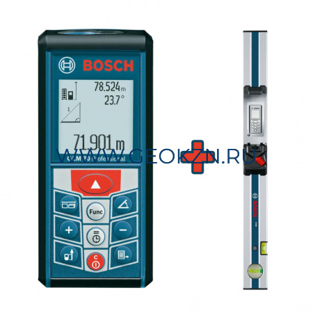 Комплект лазерный дальномер Bosch GLM 80 Professional + шина R 60