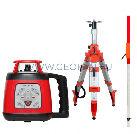 Нивелир RGK SP 310 + штатив RGK SH-170 + рейка RGK LR-2